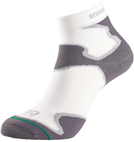 1000 Mile calze sportive uomo - Fusion Anklet bianco/grigio XL running