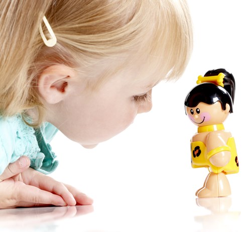 Tolo figura da gioco ragazza delle caverne - bambola educativa First Friends-2