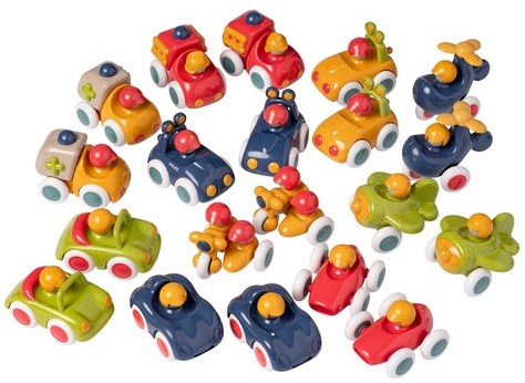 Tolo BIO scatola veicoli giocattolo - 20 auto sostenibili