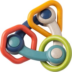 Tolo Bio sonaglino triangolare per bambini - giocattolo sostenibile in bioplastica