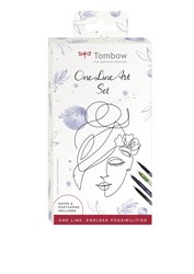 Tombow Brushpen Set One Line Art – Disegno Creativo e Accenti di Colore