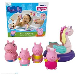 Toomies Peppa Pig set da bagno - personaggi colorati per bambini