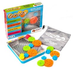 Tomy - Crankity gioco puzzle con ingranaggi per bambini e famiglia