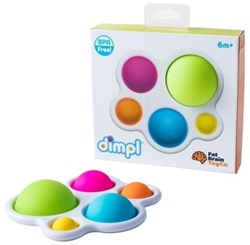 Tomy giocattolo sensoriale Dimpl gioco manipolazione cuscini pop silicone