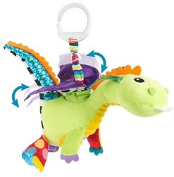 Lamaze giocattolo per neonati Flip Flap Drago giallo peluche sensoriale