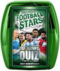 Winning Moves gioco di carte Top Trumps Quiz Stelle del Calcio Mondiale gioco di calcio