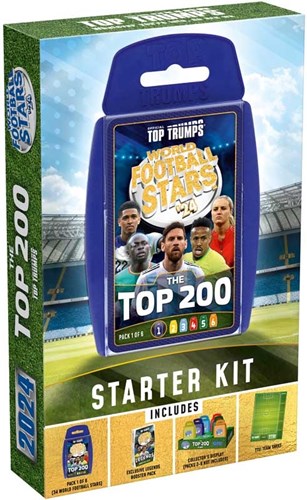 Winning Moves gioco di carte World Football Stars Top Trumps starter kit