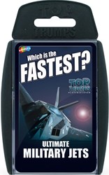 Winning Moves gioco di carte Ultimate Military Jets giocattolo educativo