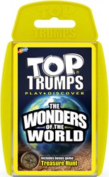 Winning Moves carte da gioco Wonders of the World - Gioco di carte Top Trumps