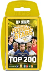 Winning Moves gioco di carte calcio Top Trumps World Football Stars Top 200 Pack 2