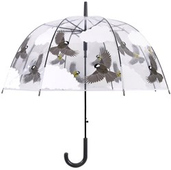 Esschert Design ombrello uccelli trasparente 81 cm accessorio pioggia
