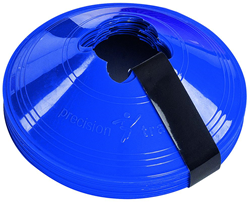 Precision set di coni da allenamento - 10 segnalatori sportivi blu