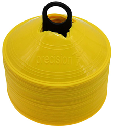Precision coni da allenamento set - 50 pezzi - giallo - 20cm segnapercorso