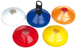 Precision coni segnaletici attrezzatura da allenamento set 50 pezzi - 20cm - colorati