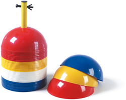 Precision coni da allenamento dome set 40 pezzi multicolore