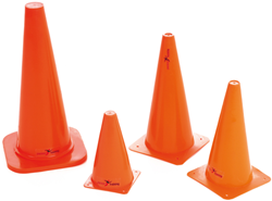Precision coni da allenamento arancioni set 4 pezzi - 9 pollici