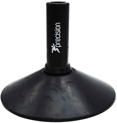 Precision base in gomma per palo sportivo - resistente - nero - 32mm