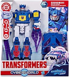 Hasbro Transformers action figure CYBERWORLD Energon Surge Soundwave 22cm