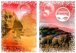 Grafika puzzle Africa Egitto Kenya 1000 pezzi gioco da viaggio puzzle