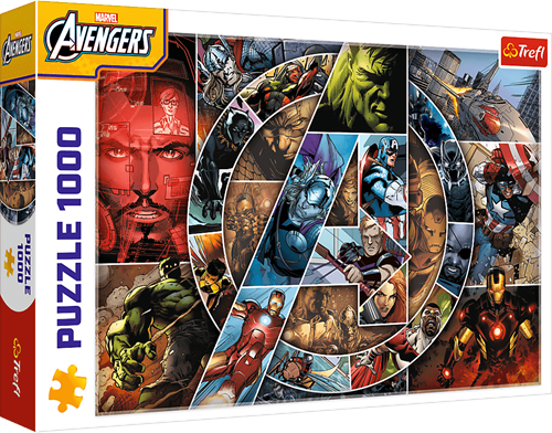 Trefl puzzle Avengers - 1000 pezzi supereroi Marvel