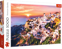 Trefl puzzle 1000 pezzi - Tramonto Santorini Grecia