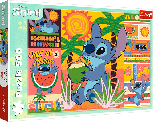 Trefl Trefl 500 - Holidays with Stitch / Disney Lilo&Stitch