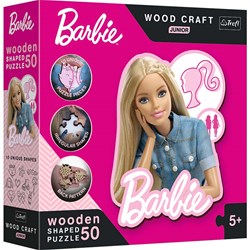Trefl puzzle in legno junior - Barbie 50 pezzi - Wood Craft