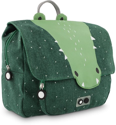 Trixie zaino cartella Mr. Crocodile - borsa bambini verde idrorepellente-3