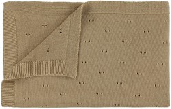 Trixie Coperta lavorata a maglia | 75x100 cm - Sabbia