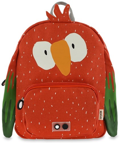 Trixie zaino bambino Mr. Parrot - colorato zaino scuola pappagallo