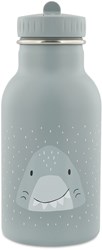 Trixie borraccia in acciaio inox per bambini - Mr. Shark - 350ml - Blu - Antigoccia