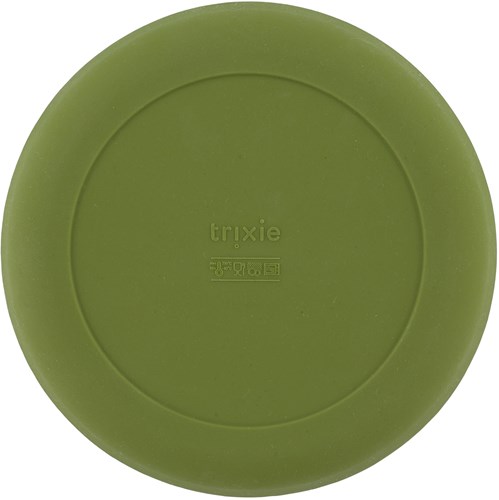 Trixie piatto in silicone per bambini Mr. Dino - verde - stoviglie sicure