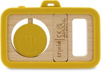 Trixie macchina fotografica in legno per bambini con silicone - Mr. Lion - giocattolo sensoriale