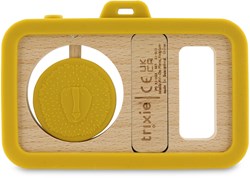 Trixie macchina fotografica in legno per bambini con silicone - Mr. Lion - giocattolo sensoriale