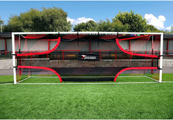 Precision porta da calcio allenamento Target Shot 12x6 piedi giallo