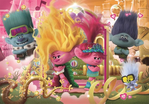 Clementoni puzzle Trolls 3 - 104 pezzi puzzle bambini cartone