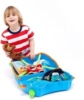 Trunki Ride-on Reiskoffer Blauw - Terrance