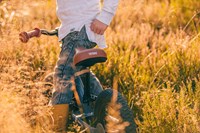 Trybike loopfiets Steel grijs - tweewieler