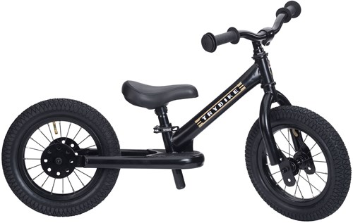 Trybike bicicletta senza pedali Steel nero - bici bambini due ruote Trybike loopfiets Steel zwart - tweewieler-2