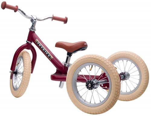 Trybike bicicletta senza pedali Steel vintage rosso - bici equilibrio bambini-2