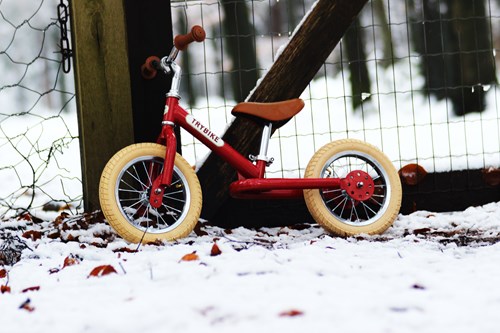 Trybike loopfiets Steel vintage rood - tweewieler