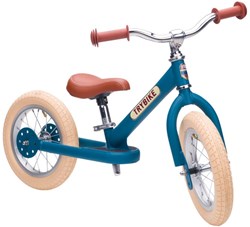 Trybike bicicletta senza pedali Steel vintage blu - bici bambini con gomme ad aria
