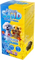 Tuban sabbia cinetica Fluffy Sand - blu e giallo - 2 x 70 g sabbia da gioco