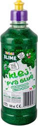 Tuban colla glitter PVA verde 500 ml - divertimento creativo per bambini