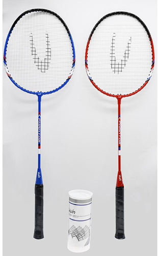 Uwin set badminton per 2 giocatori - racchette, volani e borsa