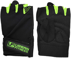 Urban Fitness guanti da allenamento nero verde taglia S fitness