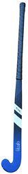 Uwin bastone da hockey vetroresina nero blu 37,5 pollici bambini