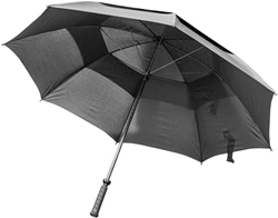 Longridge ombrello da golf dual canopy nero antivento 152 cm