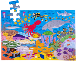 Puzzle da pavimento Bigjigs Under the Sea (48 pezzi)