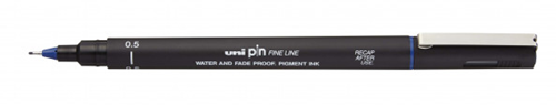 Uni-ball Uni Pin Fineliner 0,5 mm Blauw